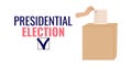 Presidential elections voting for the head country