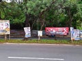 presidential and legislative election campaign banners