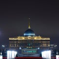 The presidential palace AK-ORDA in Astana Royalty Free Stock Photo