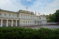 Presidential Palace official office and residence of the President of Lithuania - Vilnius, Lithuania Royalty Free Stock Photo