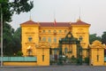 The Presidential Palace of Vietnam. Style of the French Colonial architecture. Early morning