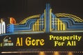 Presidential rally for Gore/Lieberman on October 31st of 2000 in Westwood Village, Los Angeles, California