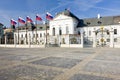 Presidential residence in Grassalkovich Palace on Hodzovo Square