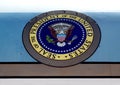 Presidential seal on Air Force One Royalty Free Stock Photo