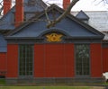 Presidential Seal on Theodore Roosevelt's home.