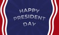 Presidents day background. Abstract background with American flag elements in red and blue colors, and Copy Space Area