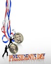 Presidents Day Border graphic Royalty Free Stock Photo