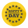 Presidents Day Icon Royalty Free Stock Photo