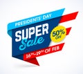 Presidents Day Super Sale banner