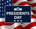 Presidents Day in USA Background. United States of America celebration. Royalty Free Stock Photo