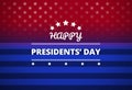 Presidents Day USA background - vector Illustration Royalty Free Stock Photo