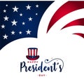 Presidents Day Vector Design For Banner or Background