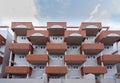 Prespective view of a tourist apartment building on the Mediterranean coast