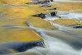 Presque Isle River Rapids Golden Royalty Free Stock Photo