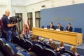 Press conference of Jeremy Hunt, Minister of Foreign Affairs of United Kingdom and Edgars Rinkevics, Minister of Foreign Affairs