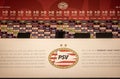 Press conference room PSV Eindhoven Royalty Free Stock Photo