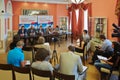 Press conference before start of national competition Beauty of Russian Railways 2012