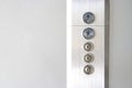 Press the elevator up and keypad elevator Royalty Free Stock Photo