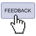 Press Feedback Button Royalty Free Stock Photo