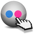 Press flickr Button