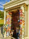 Press kiosk in Moscow, Russia.