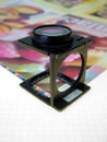 Press magnifying glass 2 Royalty Free Stock Photo