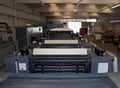 Press printing - Offset machine Royalty Free Stock Photo