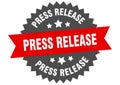 press release sign. press release circular band label. press release sticker Royalty Free Stock Photo
