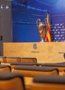 Press Room at Camp Nou Stadium