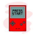 Press Start Royalty Free Stock Photo