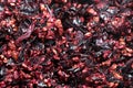 Pressed grape pomace, seeds and skins. Winemaking background