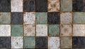 Pressed Tin Antique Ceiling Tiles Royalty Free Stock Photo