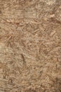 Pressed wooden OSB panel background Royalty Free Stock Photo