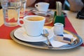 Presso coffee on a table. Slovakia Royalty Free Stock Photo