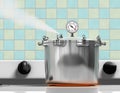 Pressure Cooker Royalty Free Stock Photo