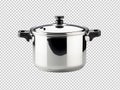 Pressure cooker, saucepan isolated on transparent background Royalty Free Stock Photo