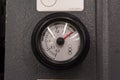 Pressure Dial Printing Ring Symbol Closeup Detail Metal Equipment Industry Measurement
