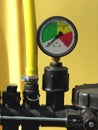 Pressure gauge Royalty Free Stock Photo
