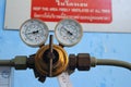 Pressure gauge Royalty Free Stock Photo