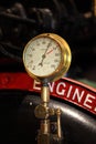 Pressure gauge (retro) Royalty Free Stock Photo