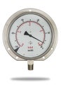 Pressure gauge stainless steel body burdon tube type