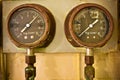 Pressure Gauges Royalty Free Stock Photo