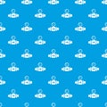 Pressure sensor pattern vector seamless blue