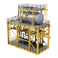 Pressure Vessel Tank Isolated