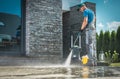 Pressure Washer Cleaning Royalty Free Stock Photo