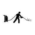 Pressure washing logo template. Cleaning vector design Royalty Free Stock Photo