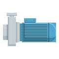 Pressure water pump icon, cartoon style