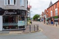 Prestatyn High Street at evening