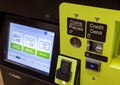 Presto card fare payment machine at the entrance of Toronto public transportation TTC subway station Royalty Free Stock Photo