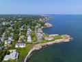 Preston Beach aerial view, Swampscott, Massachusetts, USA Royalty Free Stock Photo